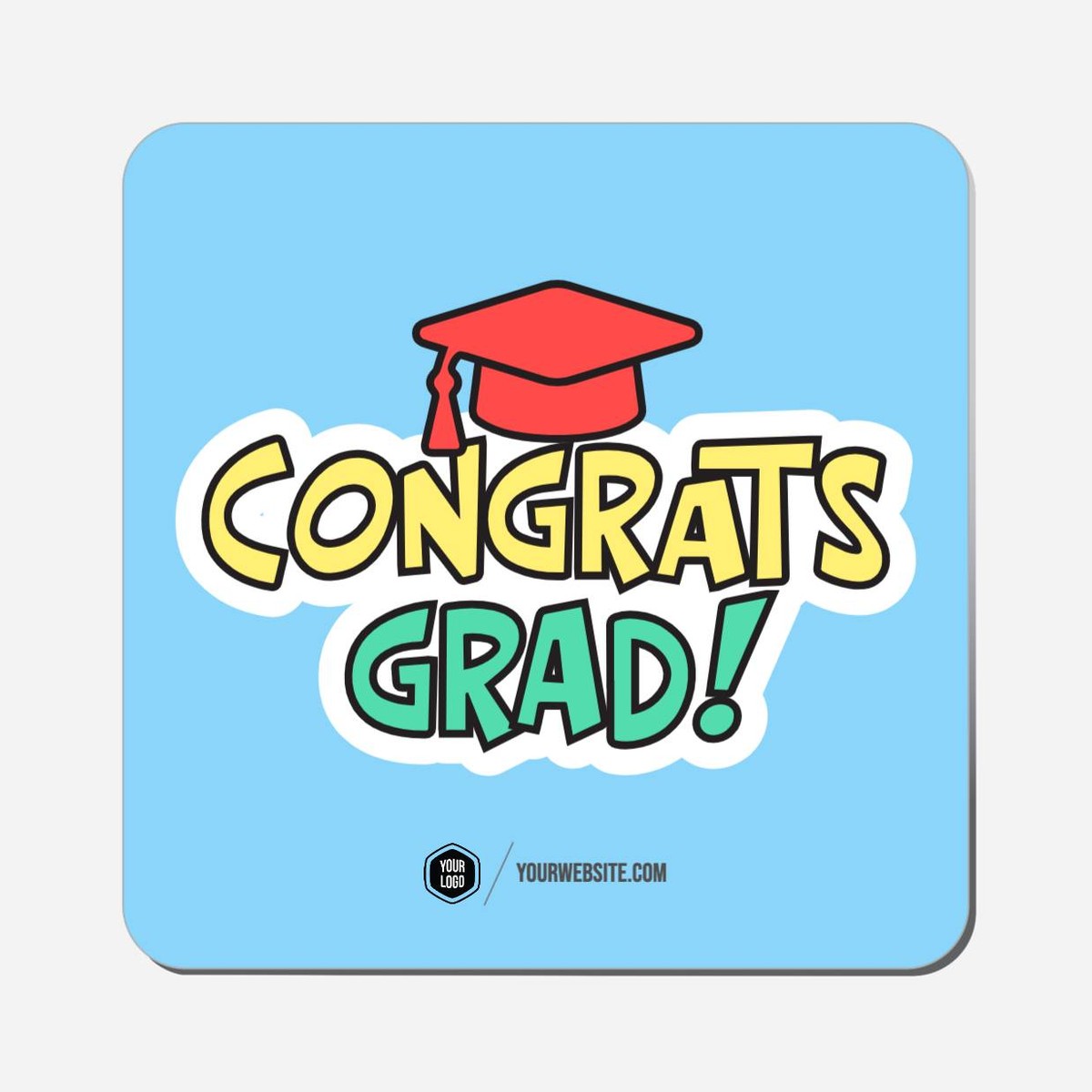 Congrats Grad! - Classic Shape Preview