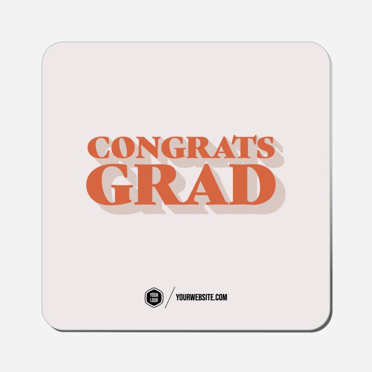 Congrats Grad - Classic Shape Preview