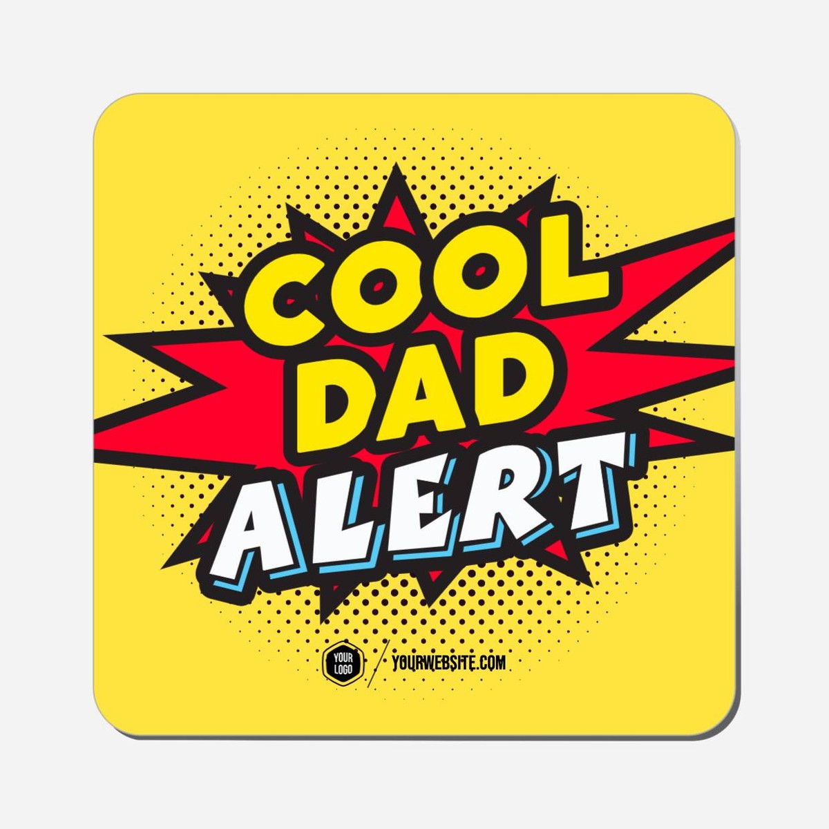 Cool Dad Alert - Classic Shape Preview