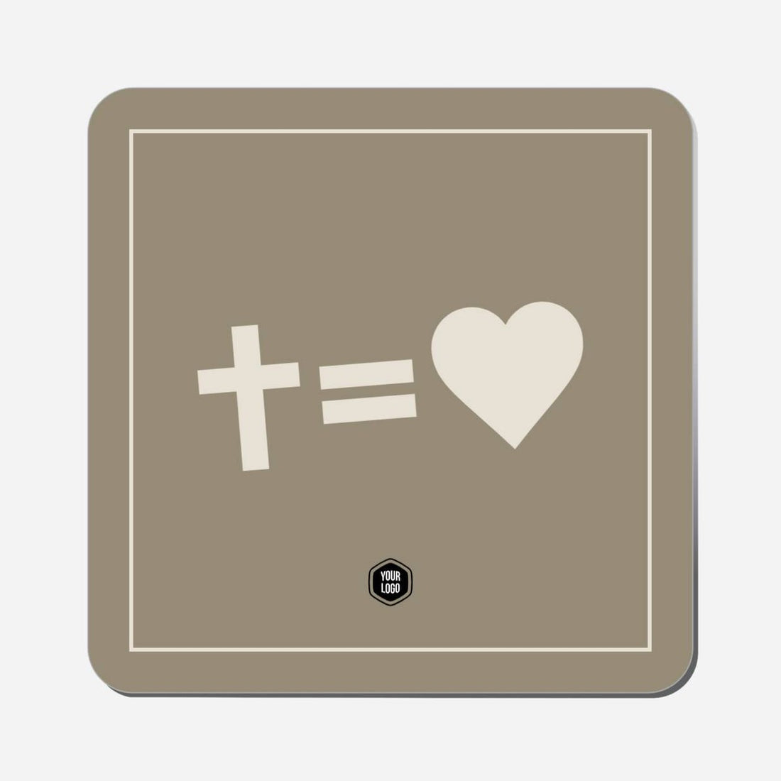 Cross Equals Love - Classic Shape Preview