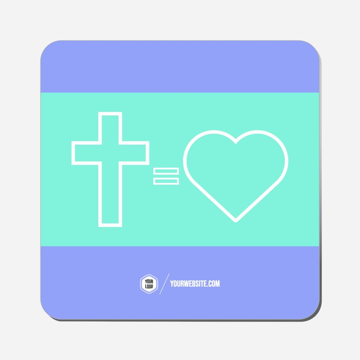 Cross Equals Love - Classic Shape Preview