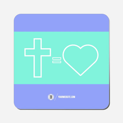 Cross Equals Love - Classic Shape Preview