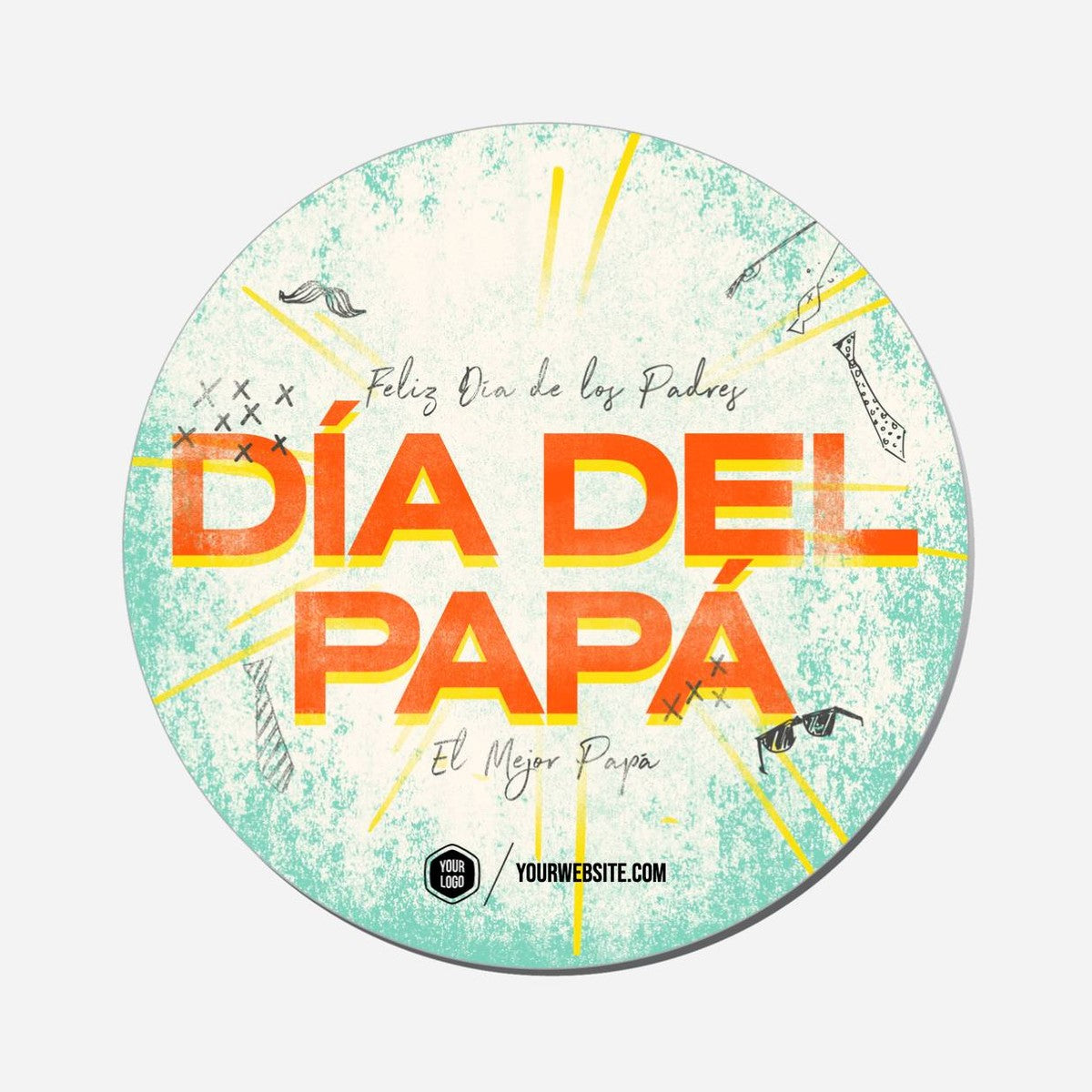 Día Del Papá - Circle Shape Preview