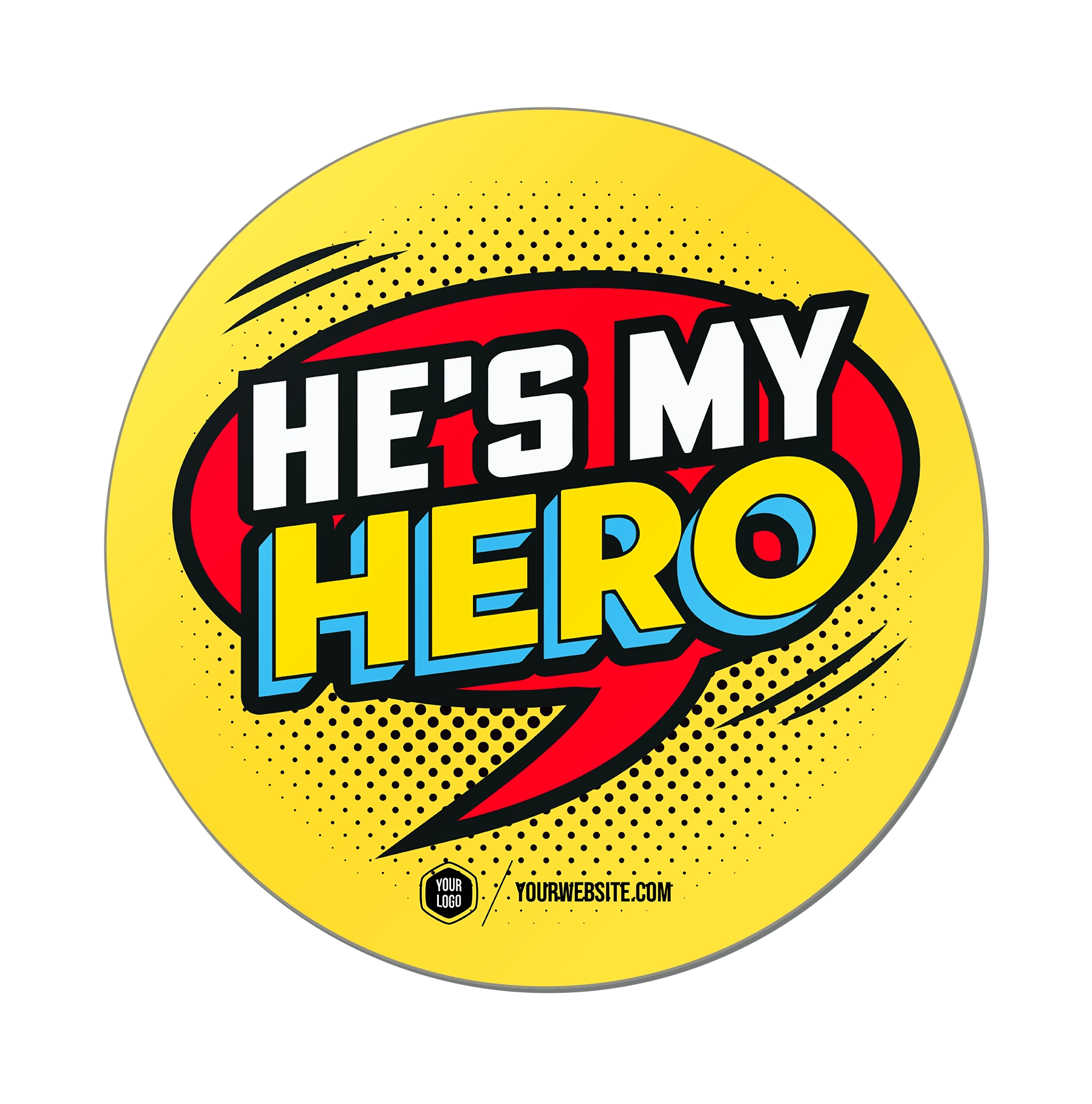 Dad Is My Superhero Popsigns