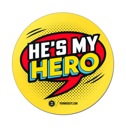 Dad Is My Superhero Popsigns