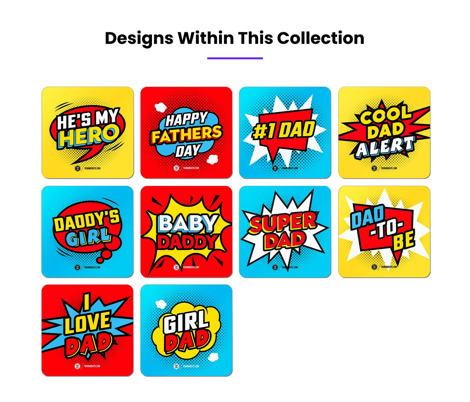 Dad Is My Superhero Popsigns