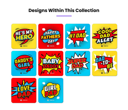 Dad Is My Superhero Popsigns