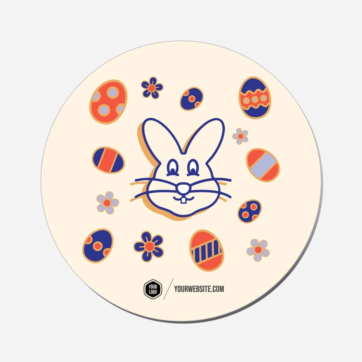 Easter Bunny - Circle Shape Preview