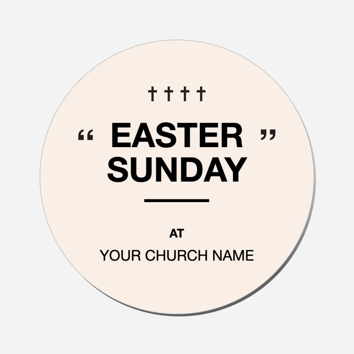 Easter Sunday - Circle Shape Preview