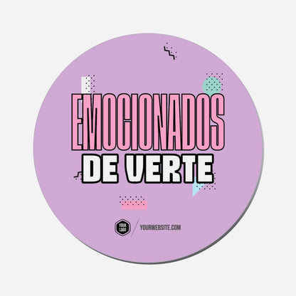 Emocionados De Verte - Circle Shape Preview