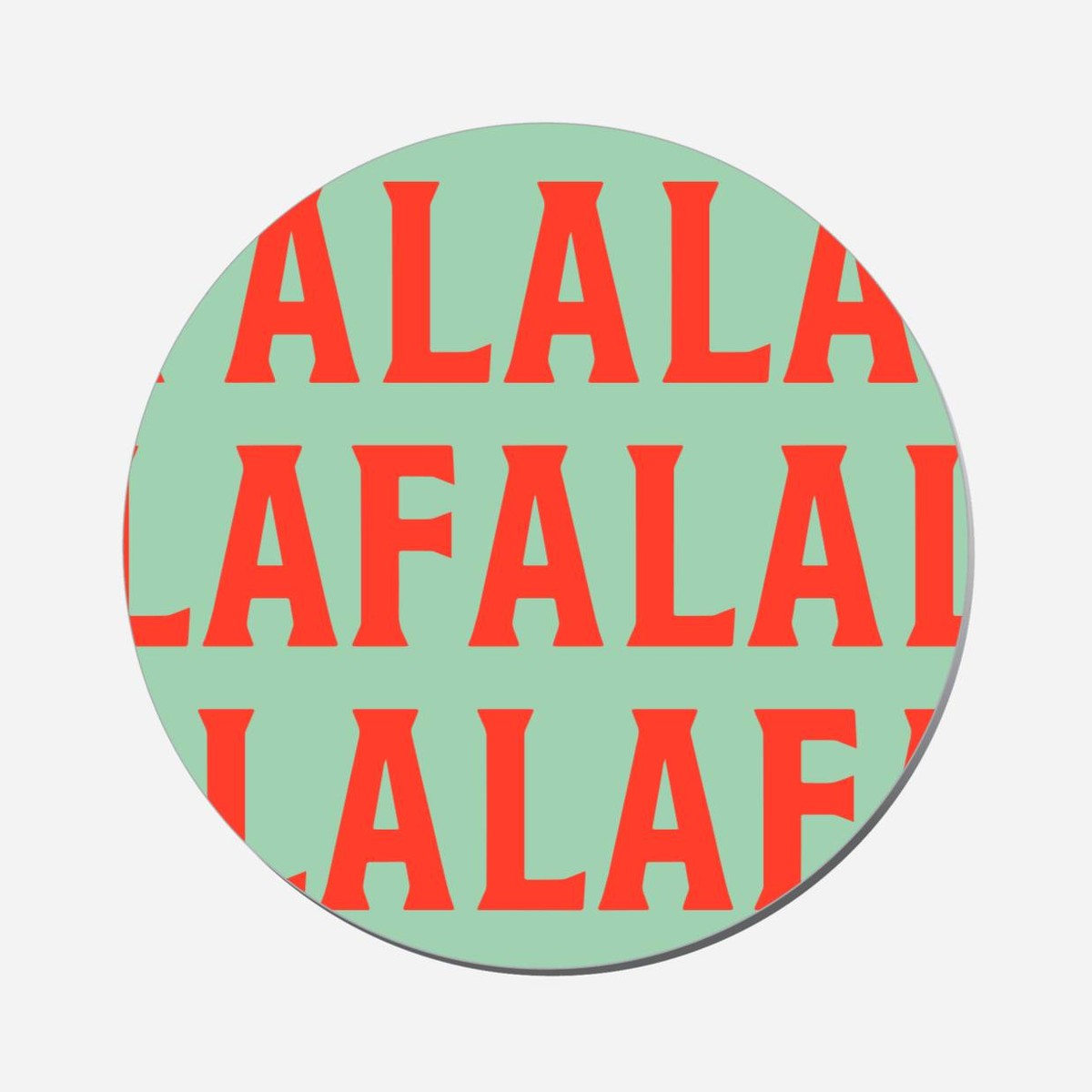 Fa La La La La - Circle Shape Preview