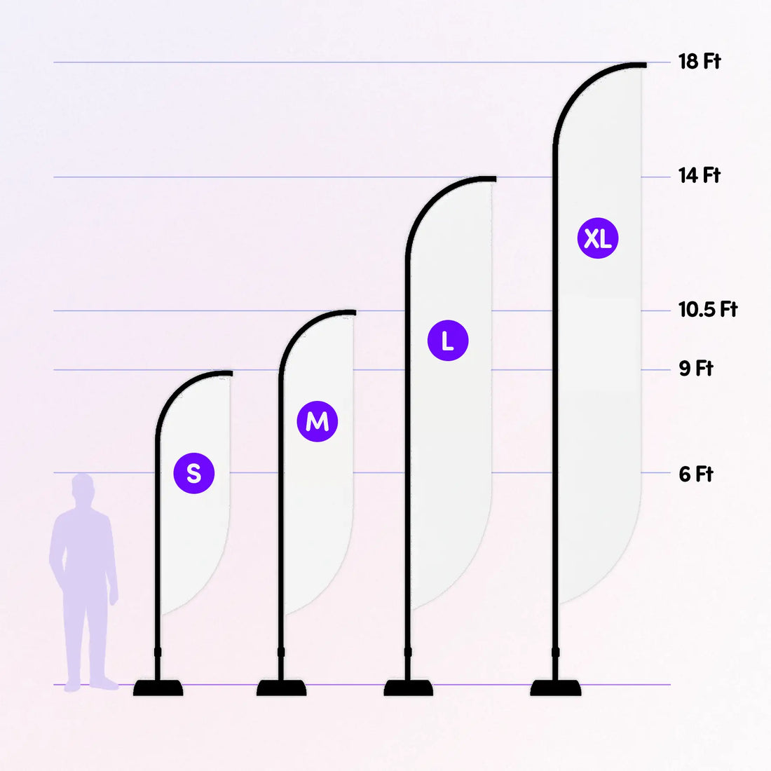 Classic Welcome — Premium Feather Flags