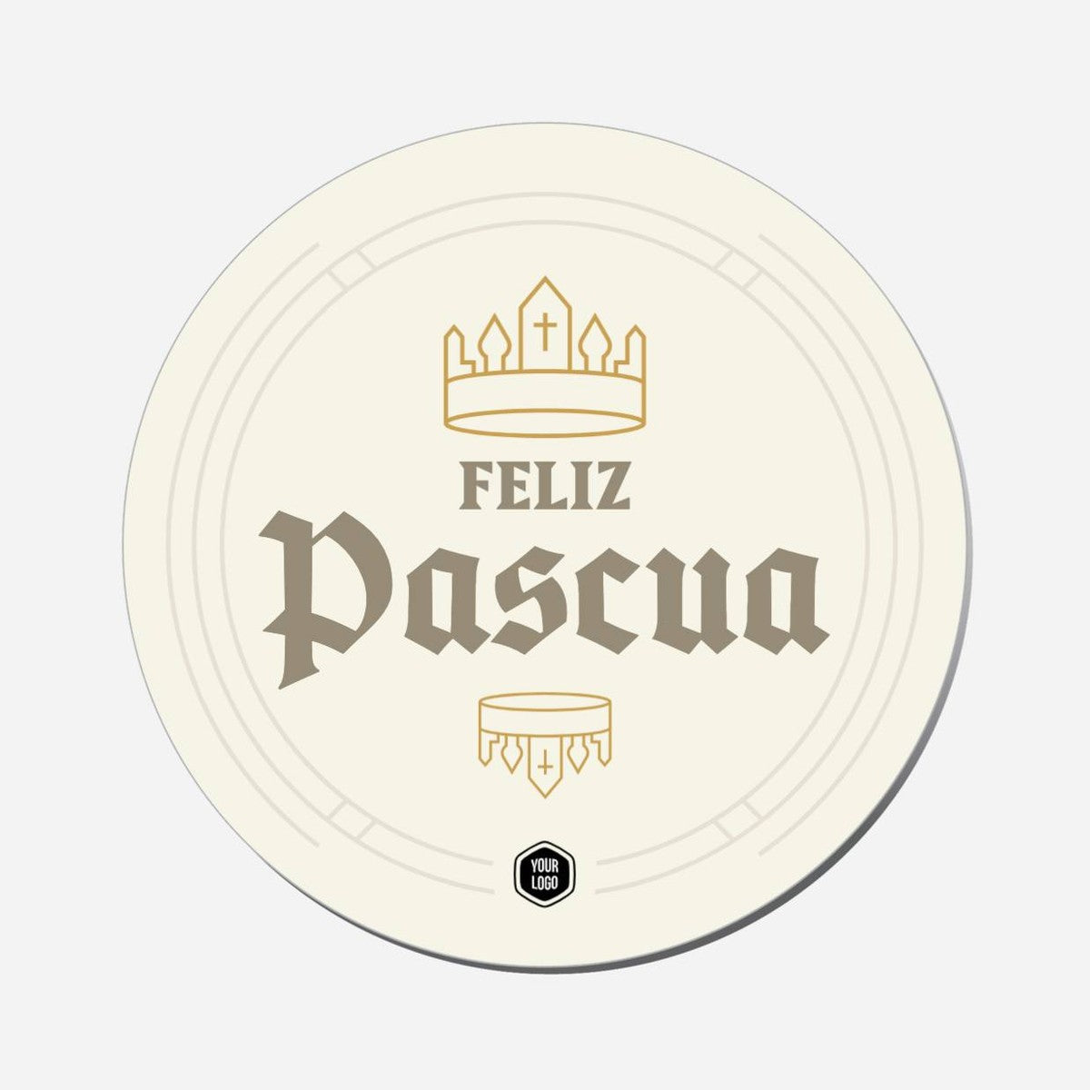 Feliz Pascua - Circle Shape Preview