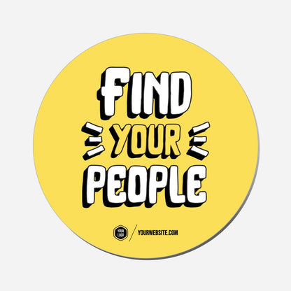Find Your People - Circle Shape Preview