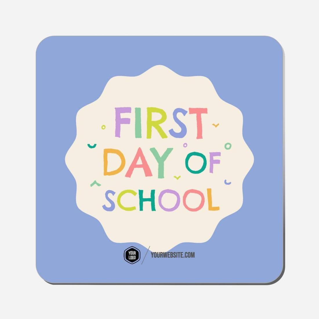 First Day Of School - Classic Shape Preview