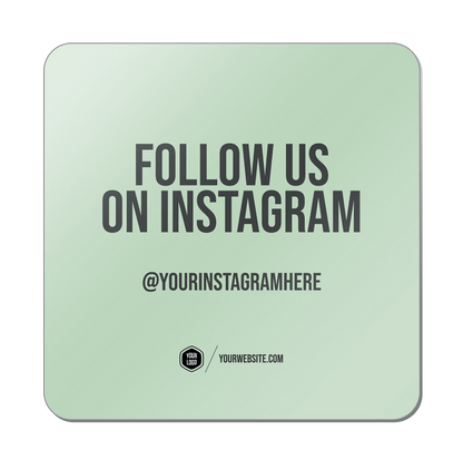 Follow Us On Instagram — Classic Popsigns