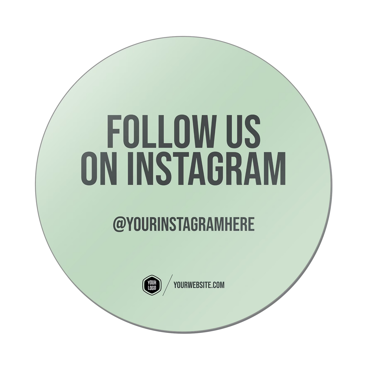 Follow Us On Instagram — Classic Popsigns