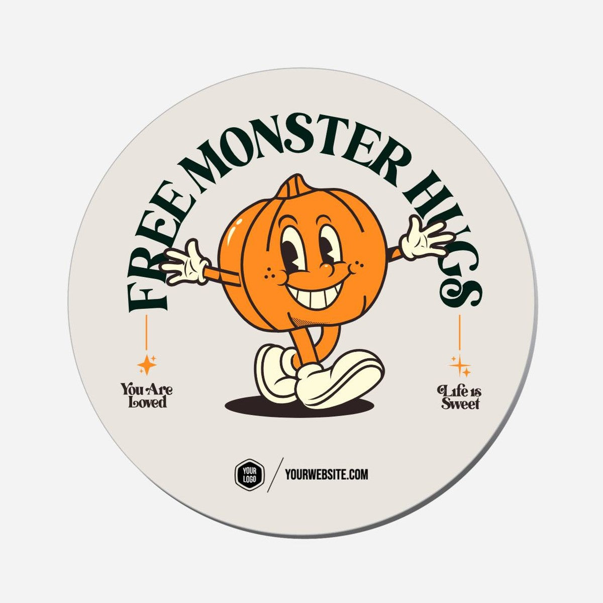 Free Monster Hugs - Circle Shape Preview