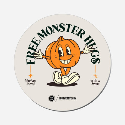 Free Monster Hugs - Circle Shape Preview