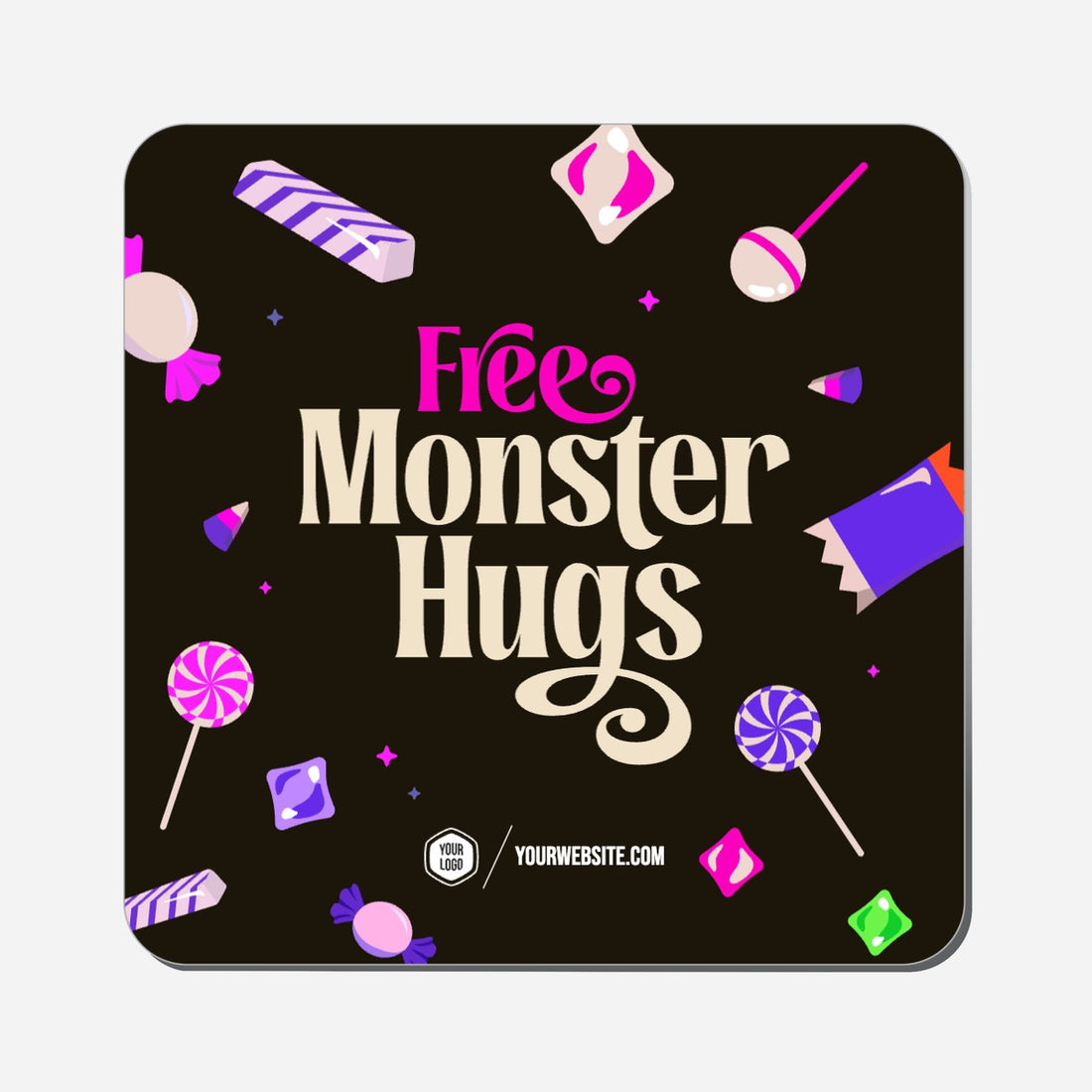 Free Monster Hugs - Classic Shape Preview