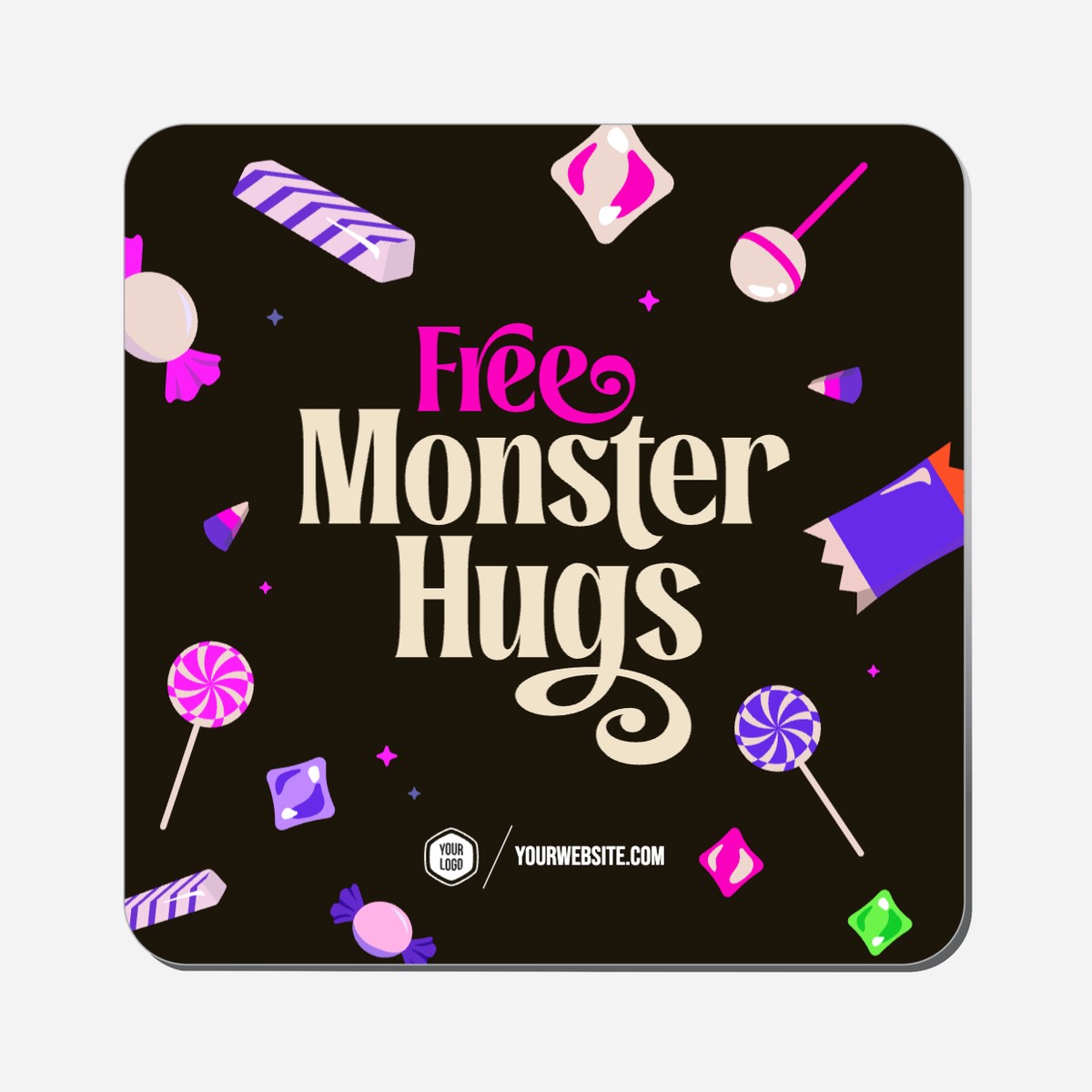 Free Monster Hugs - Classic Shape Preview