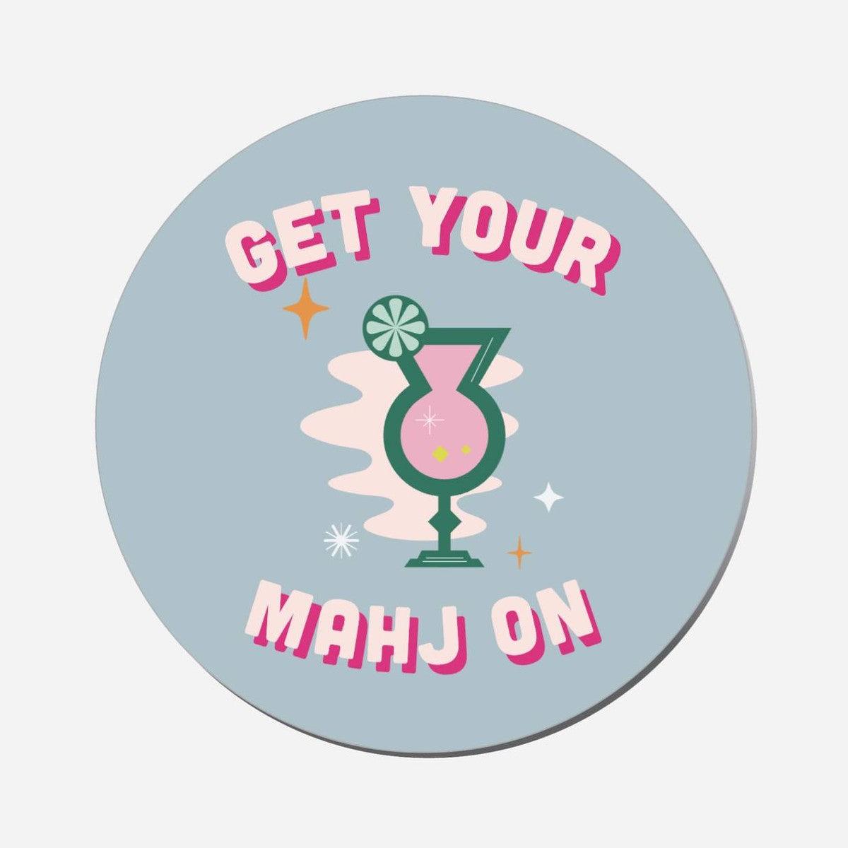 Get Your Mahj On - Circle Shape Preview