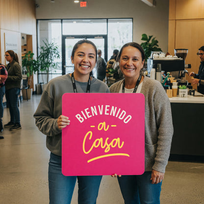 Bilingual Welcome Set — 3 Signs