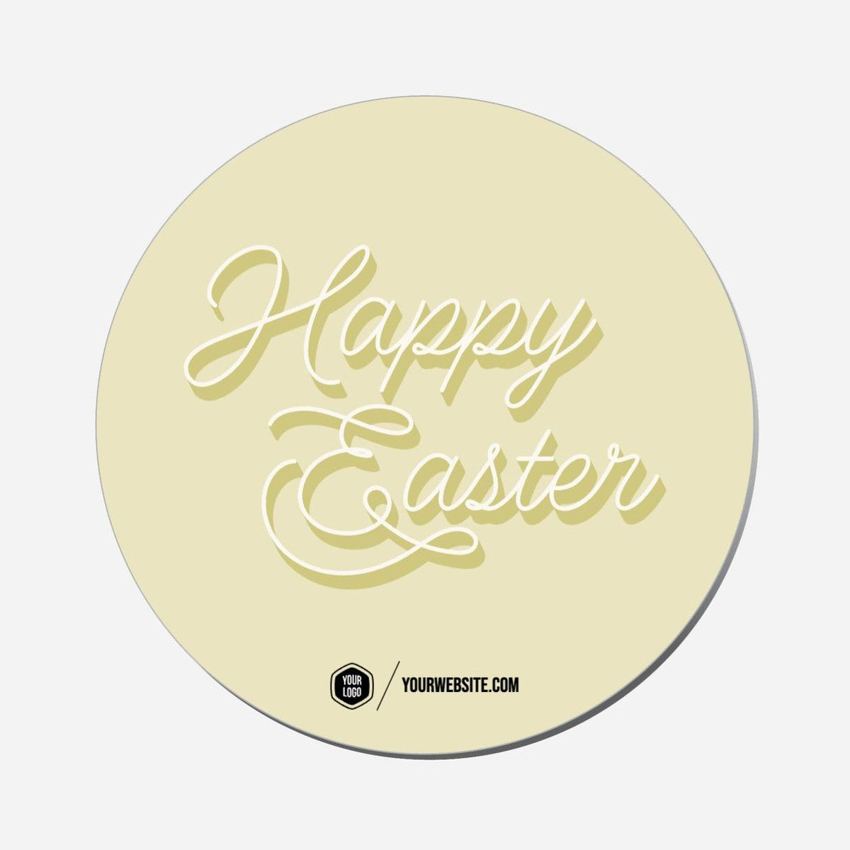 Happy Easter - Circle Shape Preview