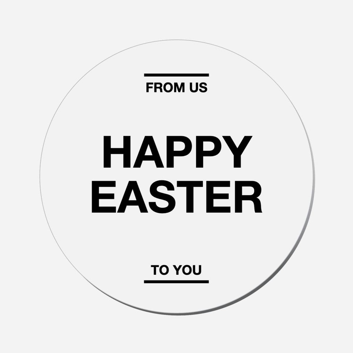 Happy Easter - Circle Shape Preview