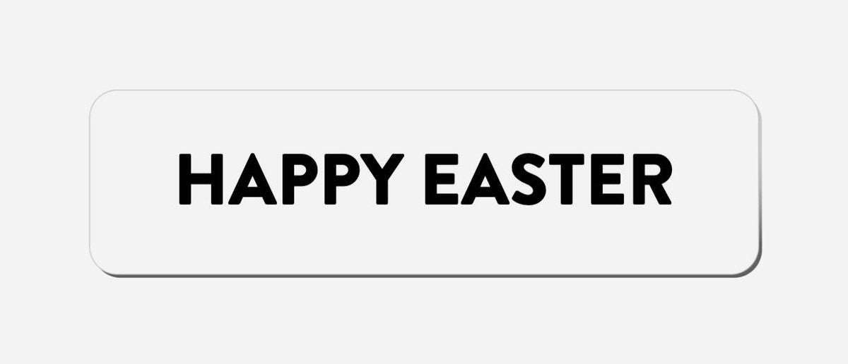 Happy Easter - Classic Shape Preview