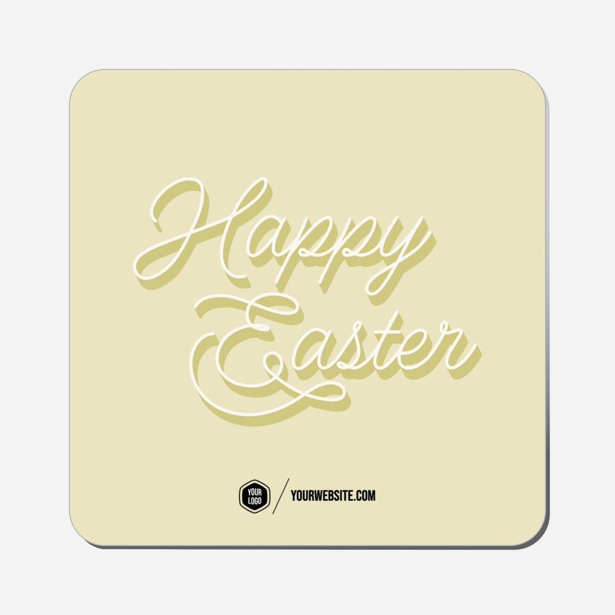 Happy Easter - Classic Shape Preview