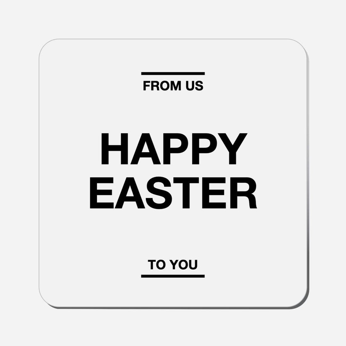 Happy Easter - Classic Shape Preview