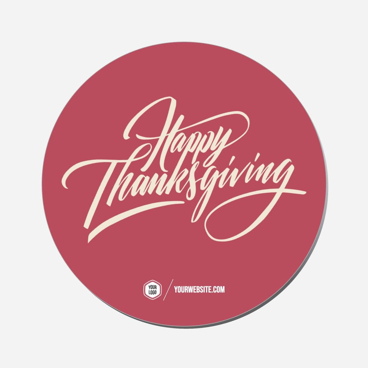 Happy Thanksgiving - Circle Shape Preview