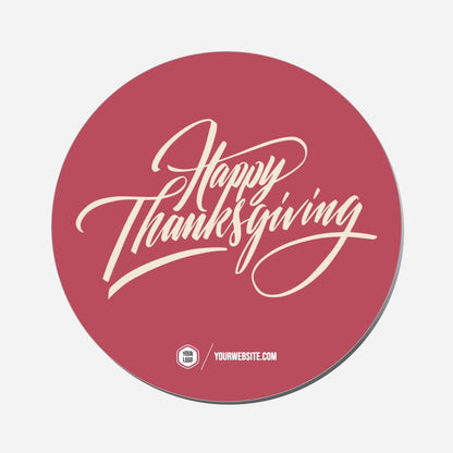 Happy Thanksgiving - Circle Shape Preview