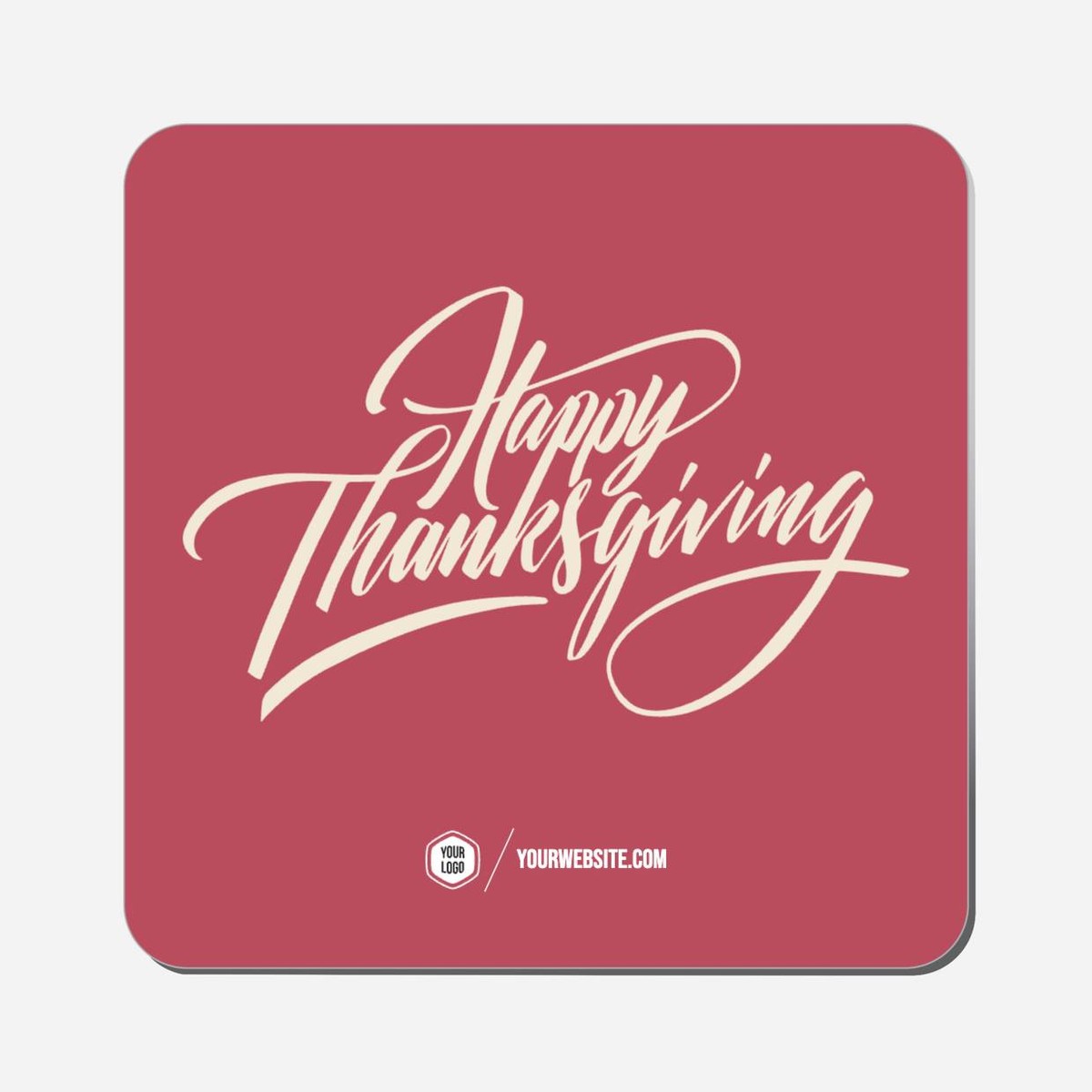 Happy Thanksgiving - Classic Shape Preview