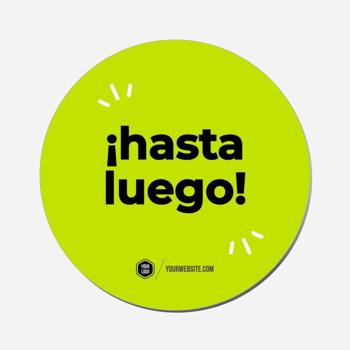 ¡Hasta Luego! - Circle Shape Preview