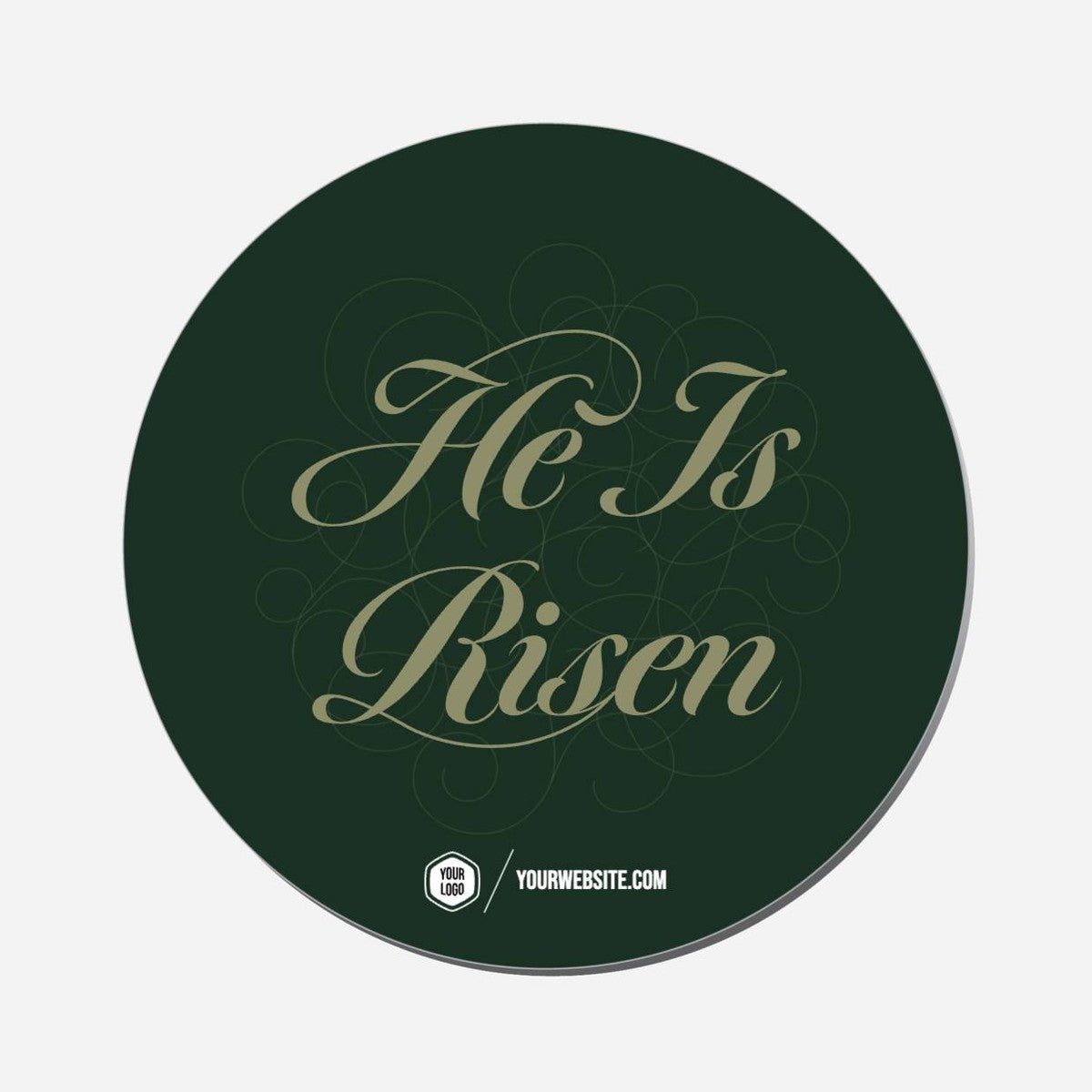 He Is Risen - Circle Shape Preview