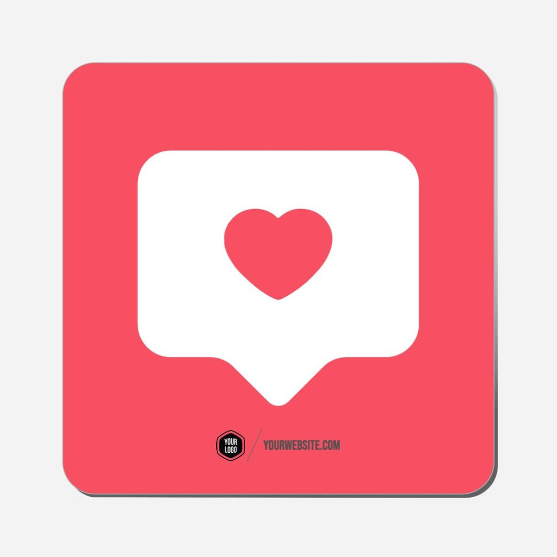 Heart Like Red Background - Classic Shape Preview