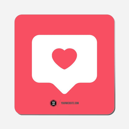 Heart Like Red Background - Classic Shape Preview