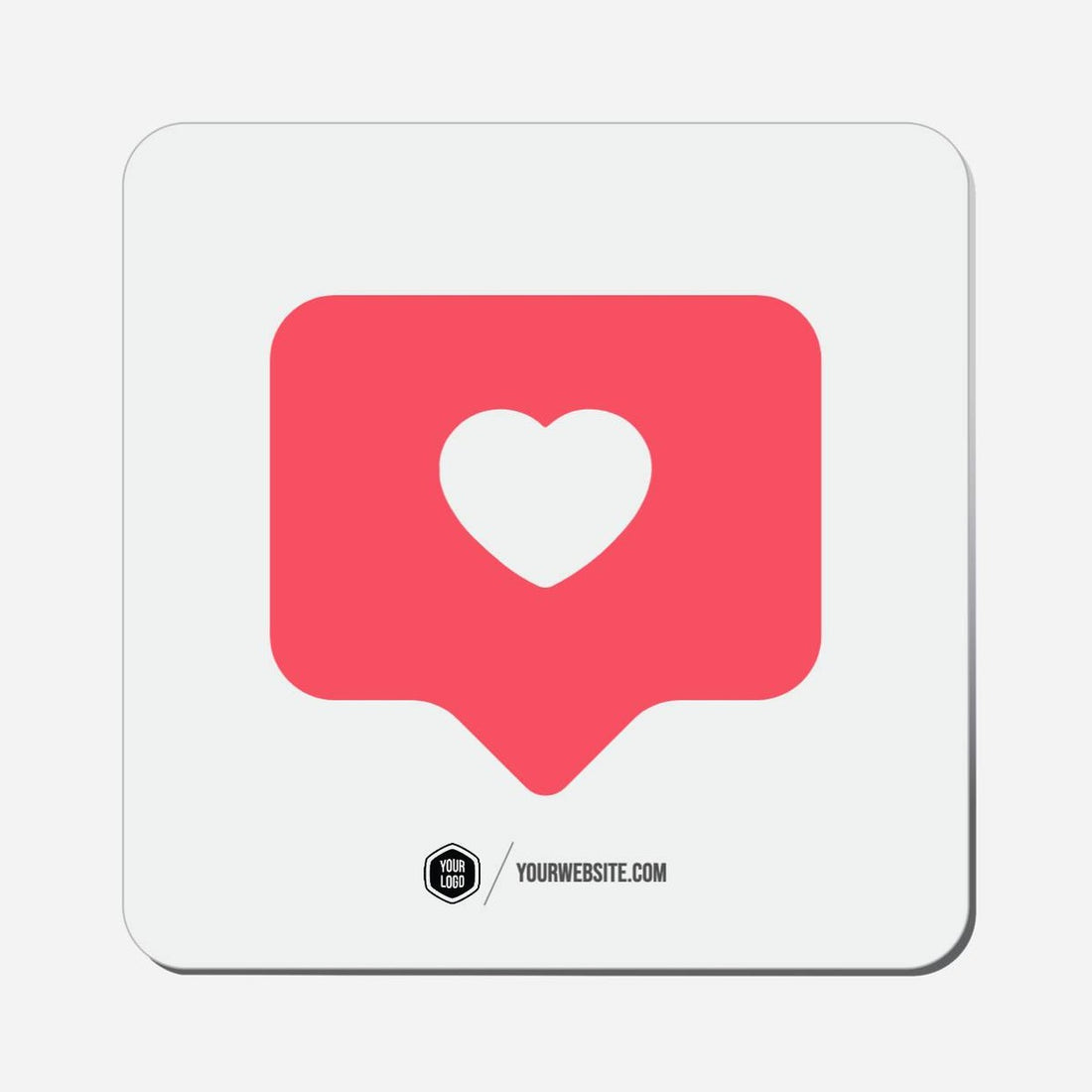 Heart Like White Background - Classic Shape Preview