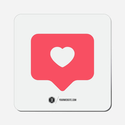 Heart Like White Background - Classic Shape Preview