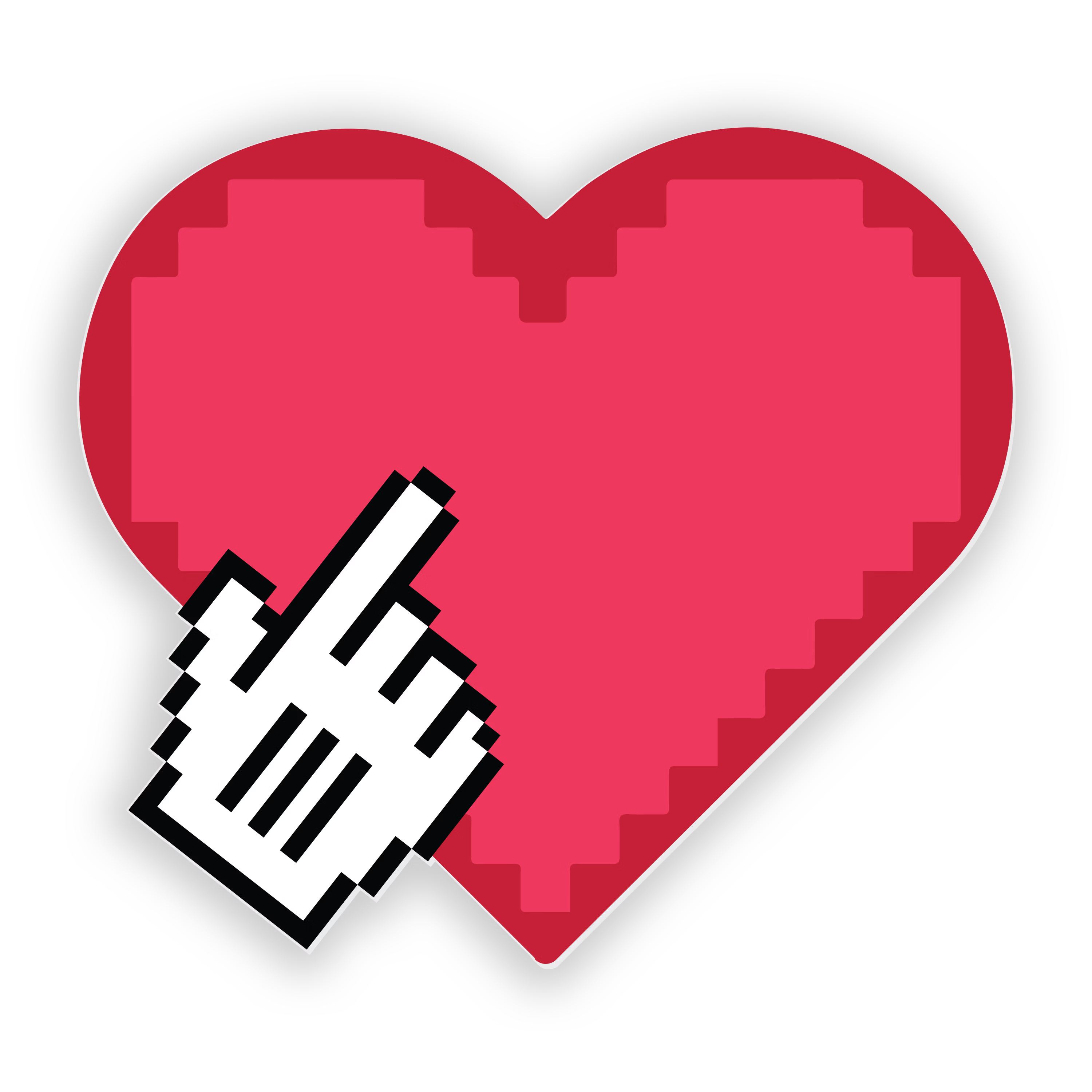 Pixelated Heart Collection