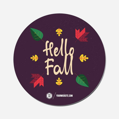 Hello Fall - Circle Shape Preview