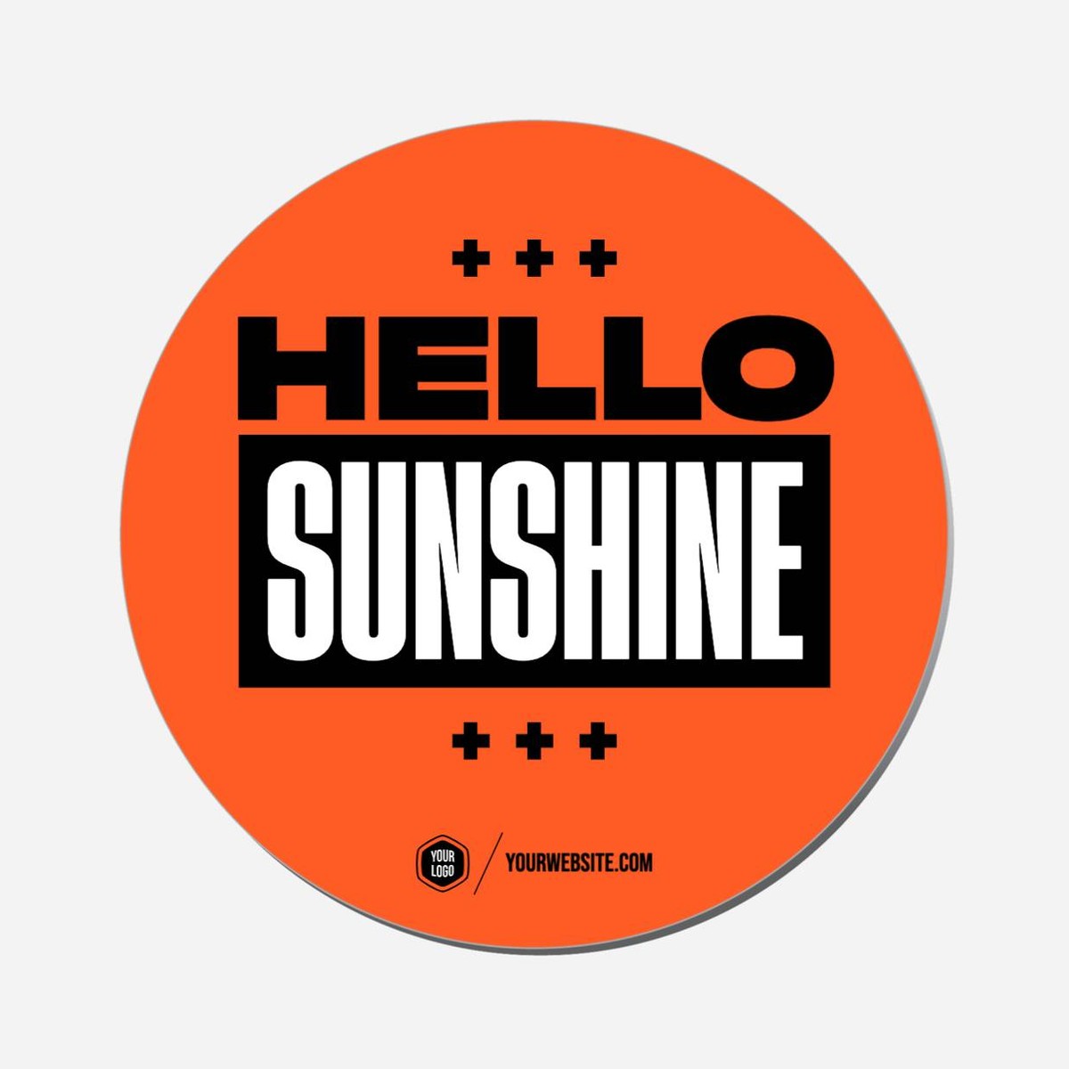 Hello Sunshine - Circle Shape Preview