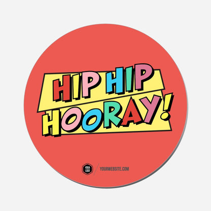 Hip Hip Hooray! - Circle Shape Preview