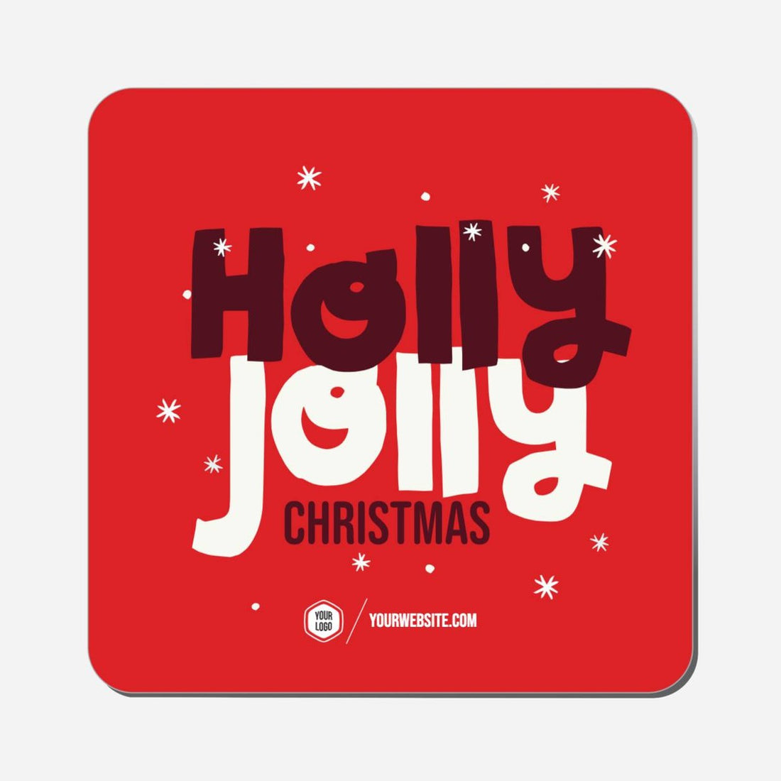 Holly Jolly Christmas - Classic Shape Preview