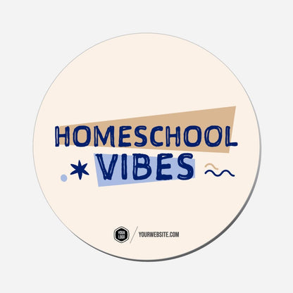 Homeschool Vibes - Circle Shape Preview