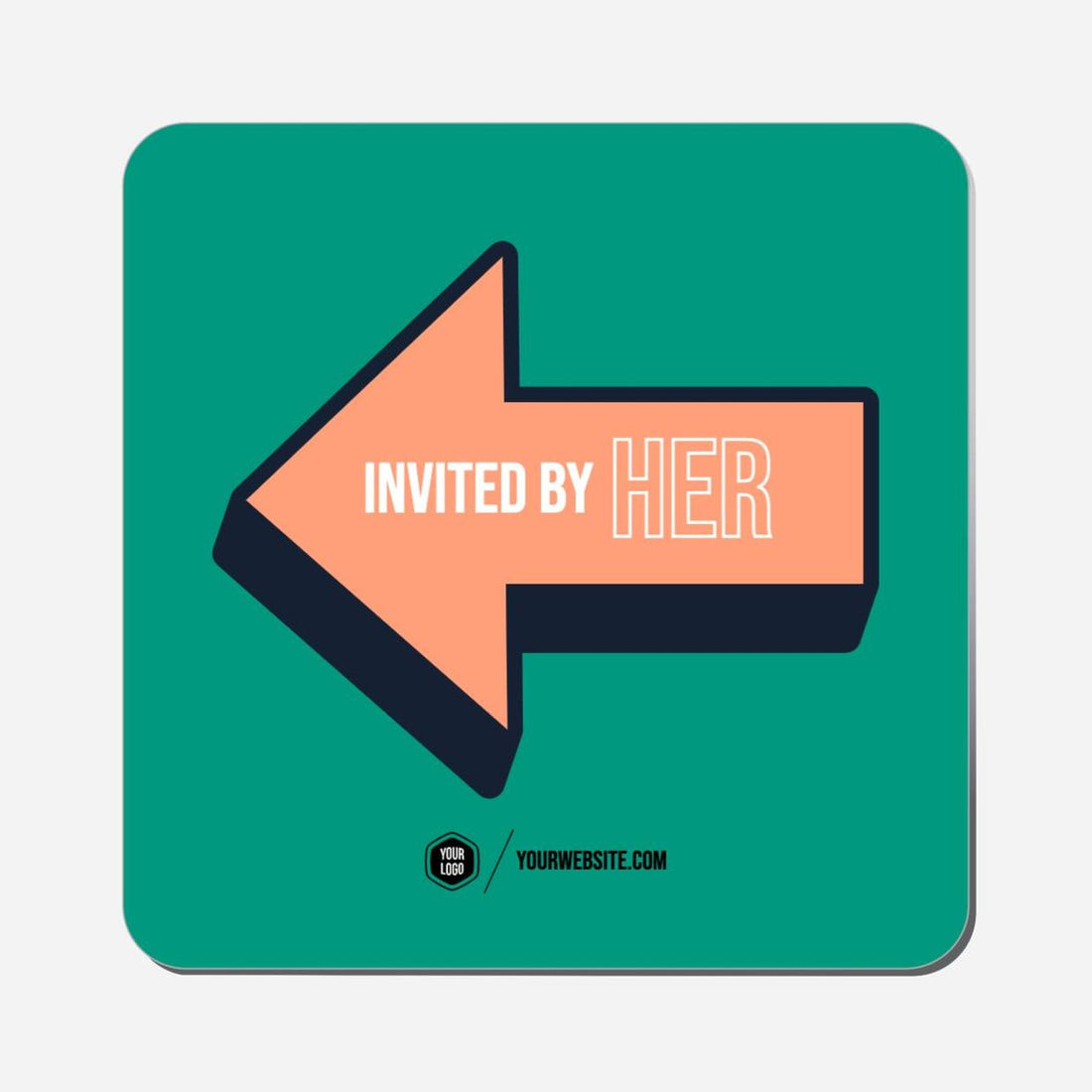 Invited By Her (Left) - Classic Shape Preview