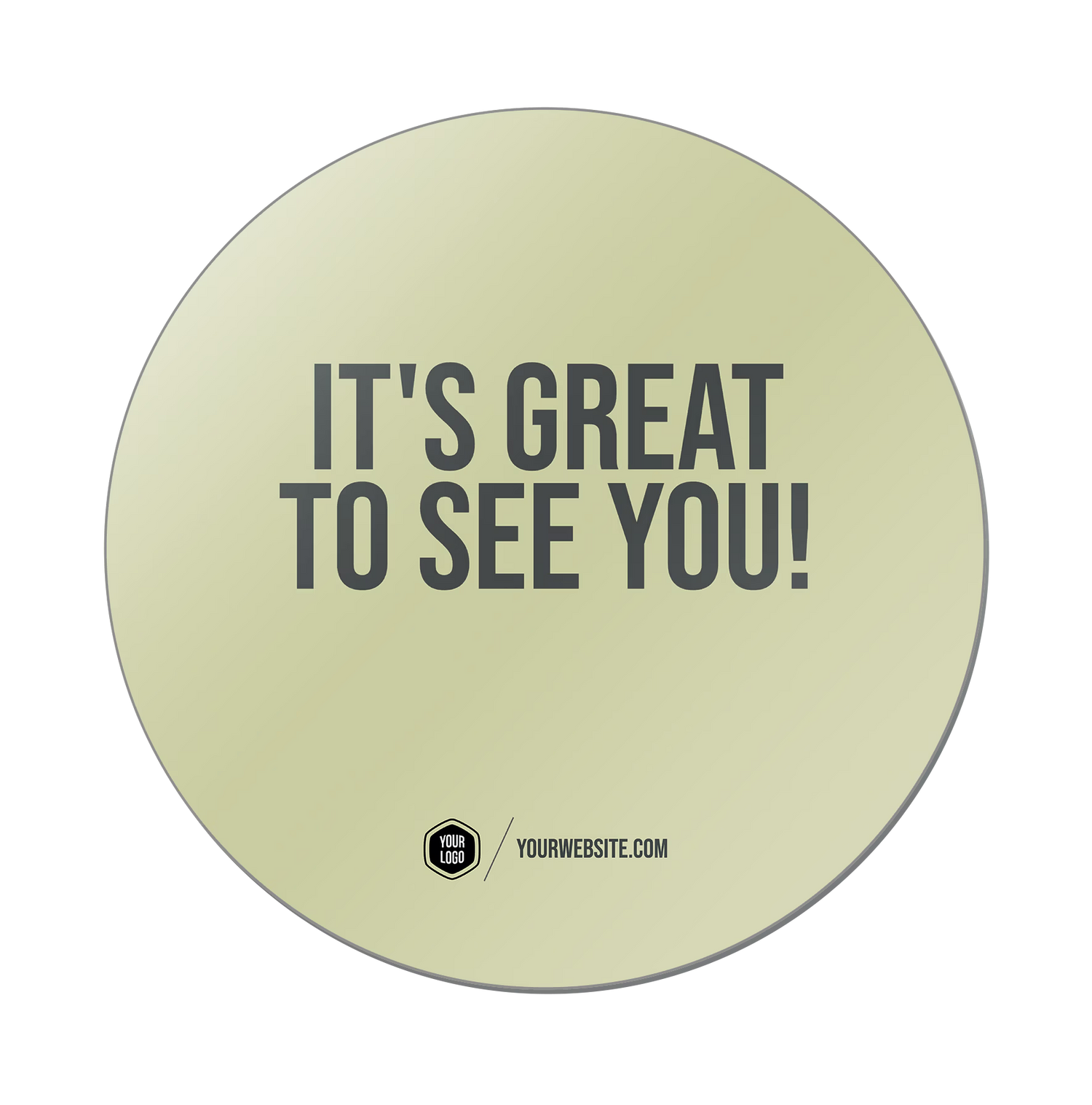 Church handheld signs showing back design - double-sided handheld sign | Popsigns