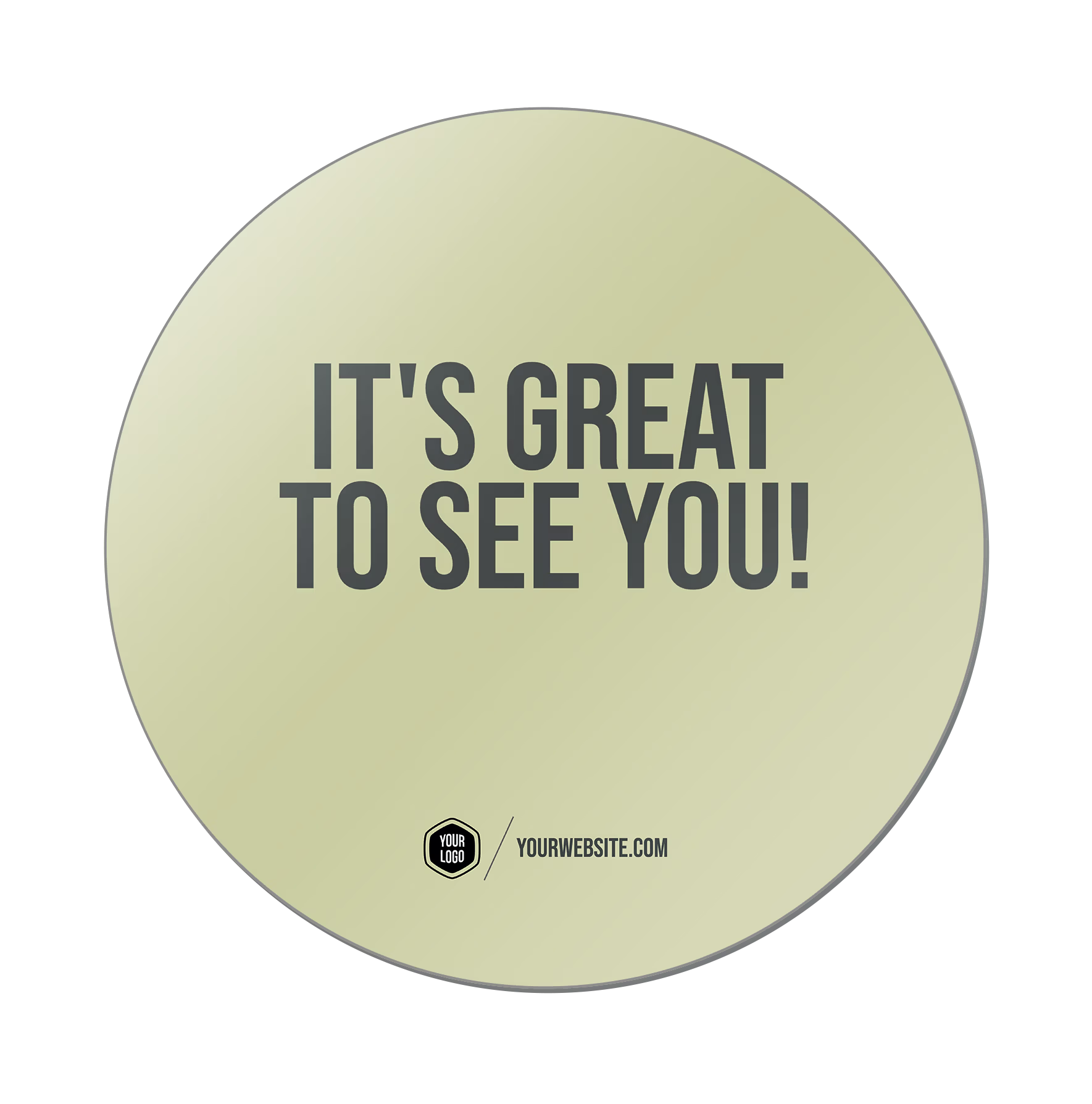 Church handheld signs showing back design - double-sided handheld sign | Popsigns